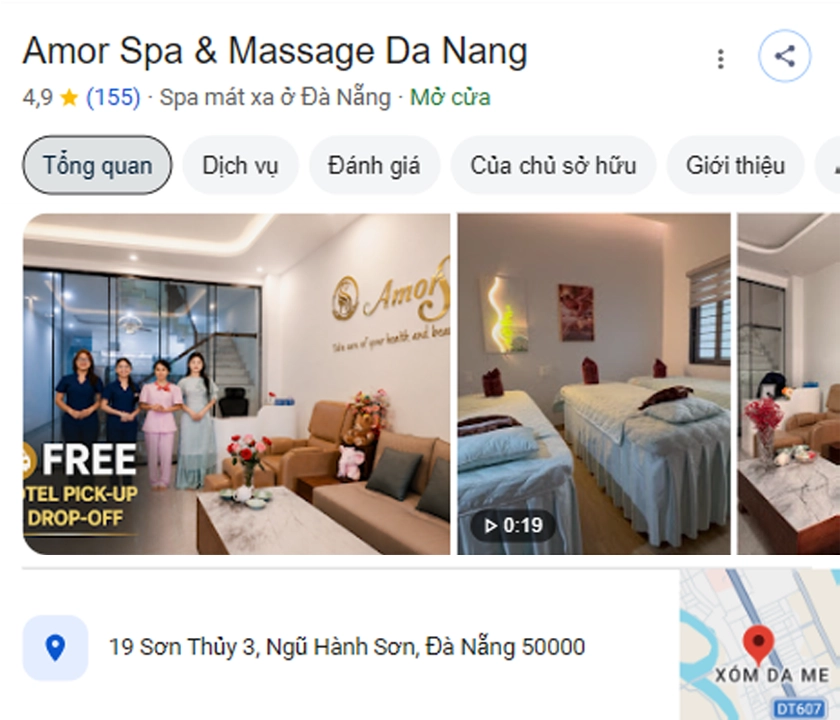 Amor Spa & Massage Da Nang on Google Maps — 4.9 stars